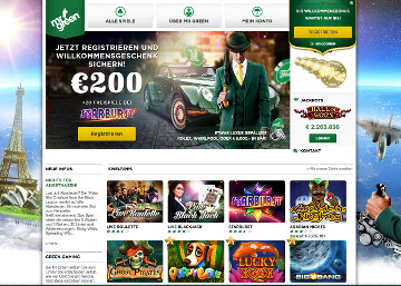 MrGreen Casino Webseite