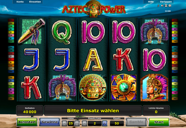 Aztec Power - Novoline Spielautomat
