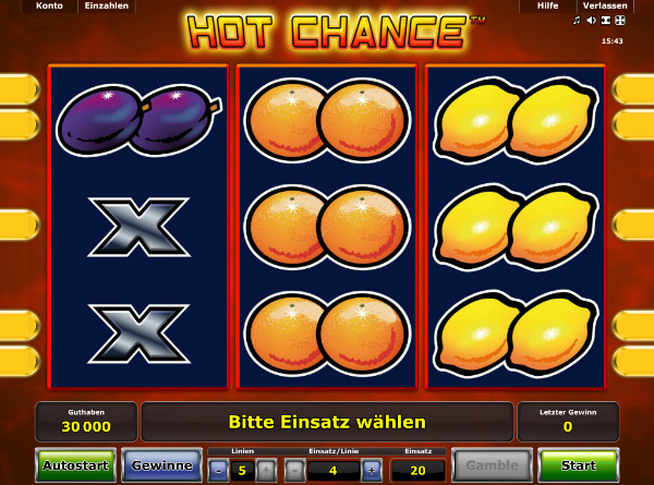 Hot Chance - Novoline Spielautomat Hot Chance - Novoline Spielautomat