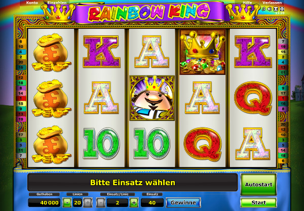 Rainbow King - Novomatic Spielautomat