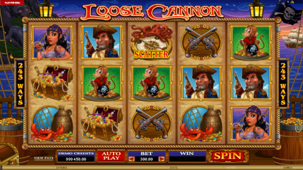 Loose Cannon - Microgaming Spielautomat