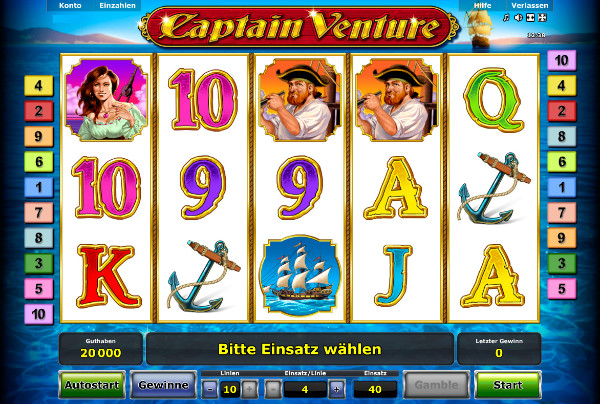 Captain Venture - Novoline Spielautomat Captain Venture - Novoline Spielautomat