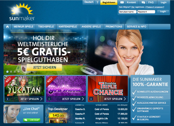 5 Euro WM-Gutschein bei Sunmaker