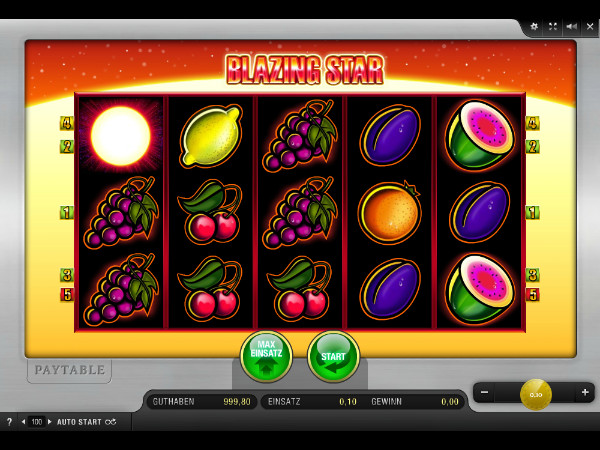 Blazing Star kostenlos online spielen